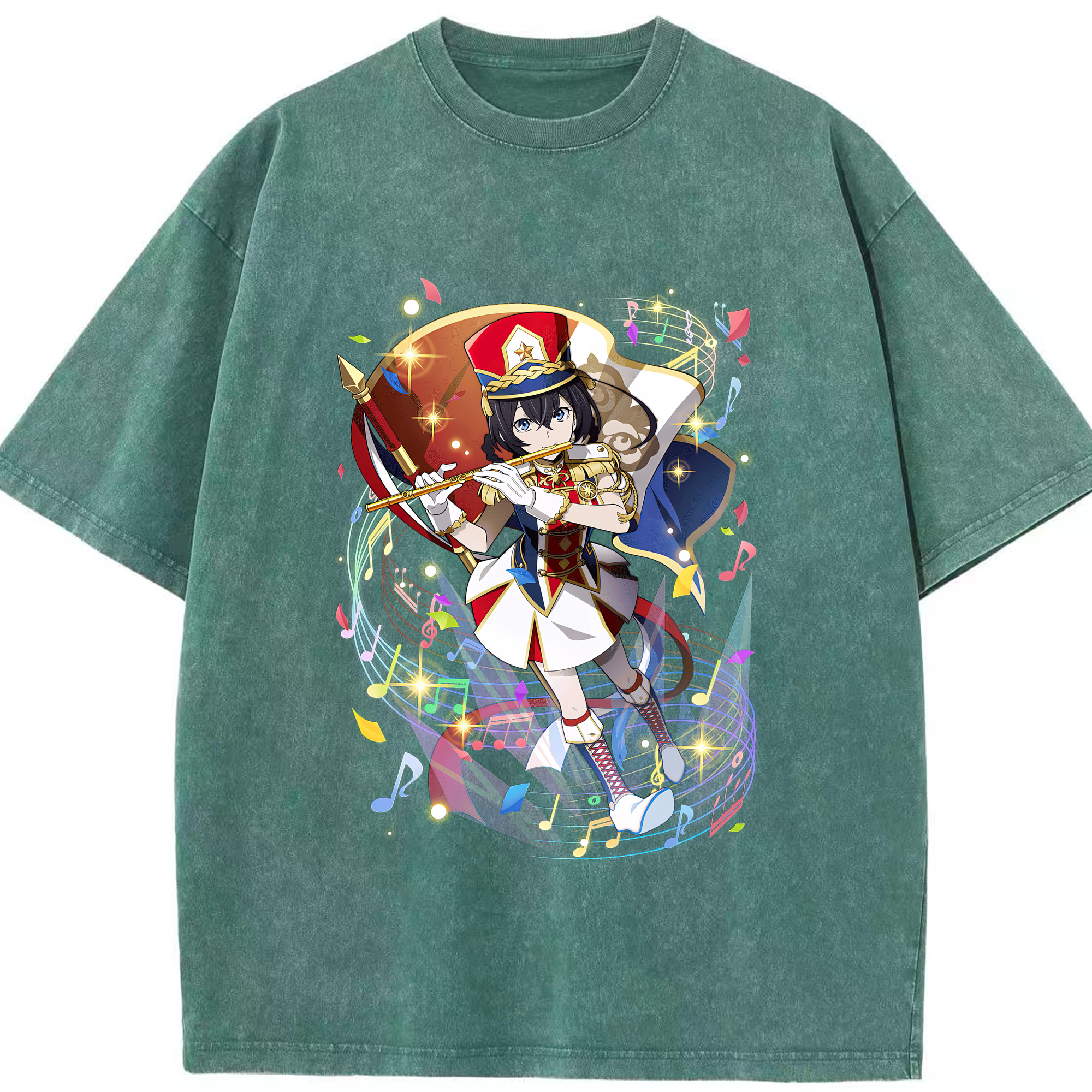 文豪ストレイドッグス Bungo Stray Dogs 綿100% ヴィンテージ風 半袖Tシャツ（フロントプリント）